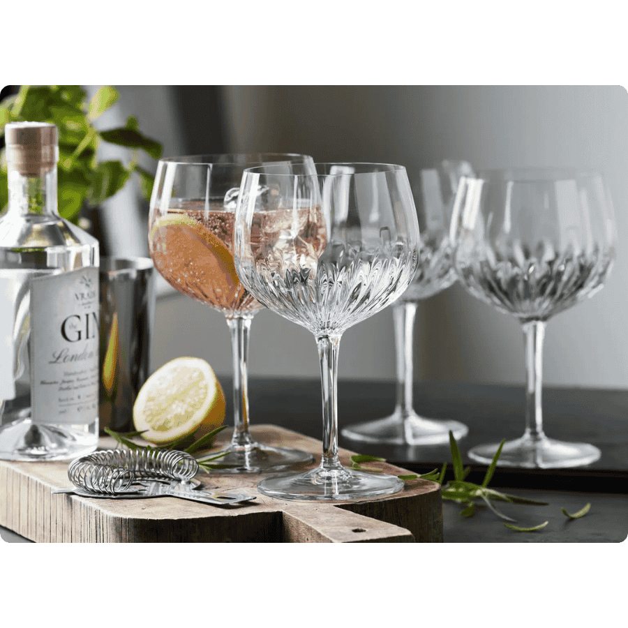 Luigi Bormioli Spansk Gin & Tonic glas 80 cl 4 stk, Mixology 